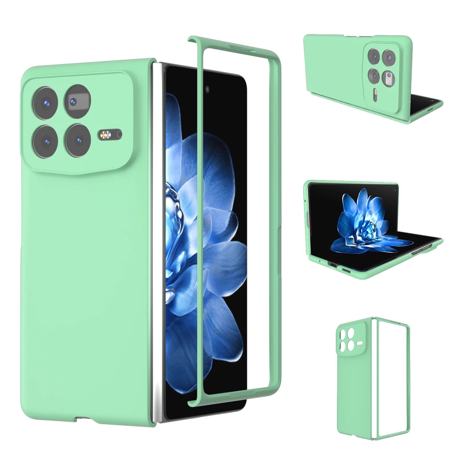 Ultra-Thin Skin Feel Hard Case - Anti-Fouling, Comfortable Grip, Super Slim Folding Protective Cover