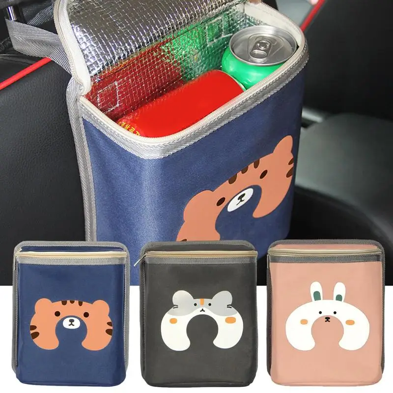 

Insulated Car Organizer Stowing Tidying Hanger Bag Container Organizer Portable Coolers For Travel Temperature For Beverage