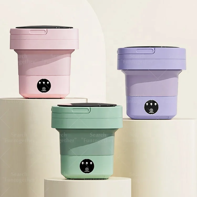 

Домашняя дорожная стиральная машина с одной ванной, Электрическая Складная портативная мини-стиральная машина