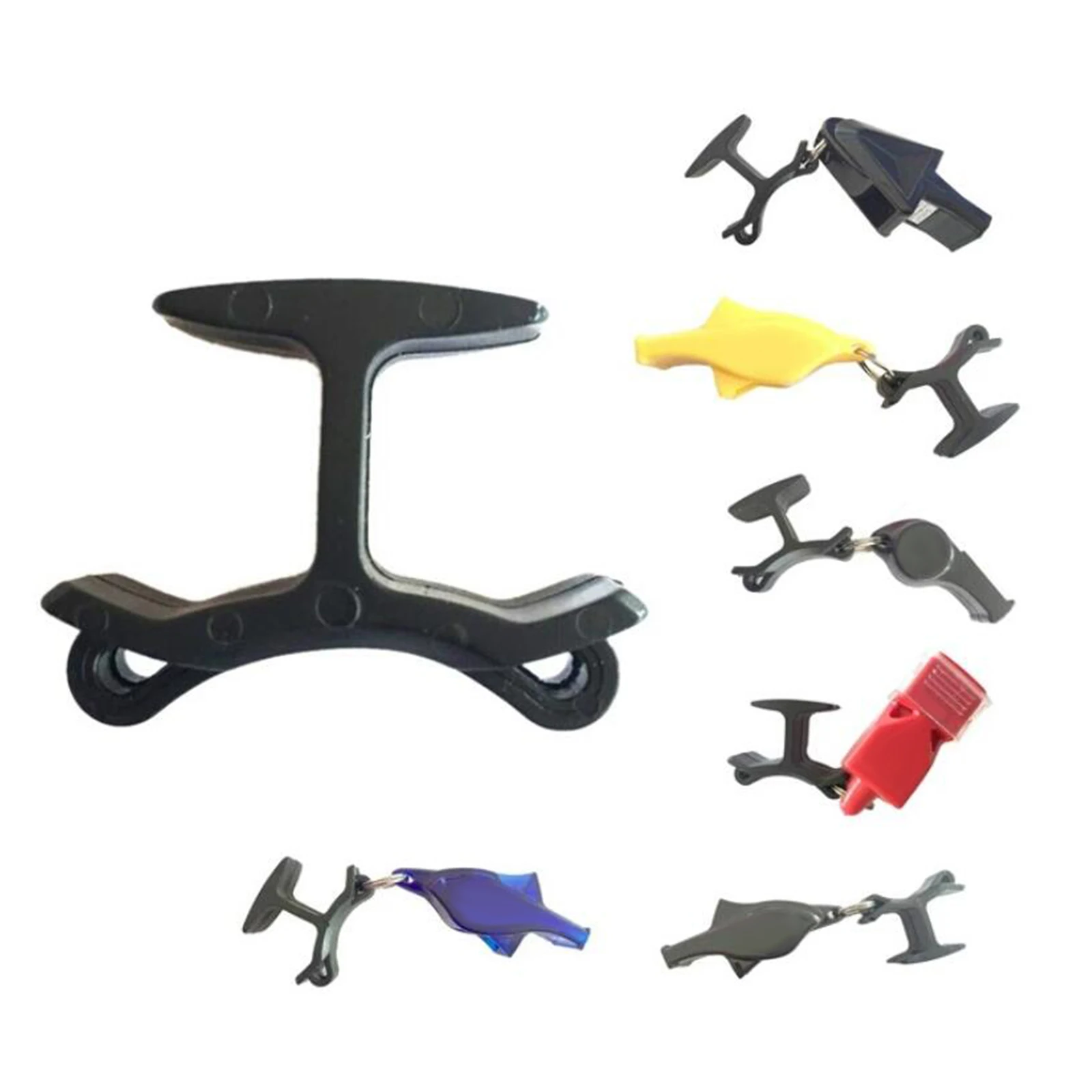 Referee Whistle Finger Grip Clip Holder Soccer Trainer Whistle Finger Support Bracket for Trainer Fingers Clamp Accessories 5 Pack