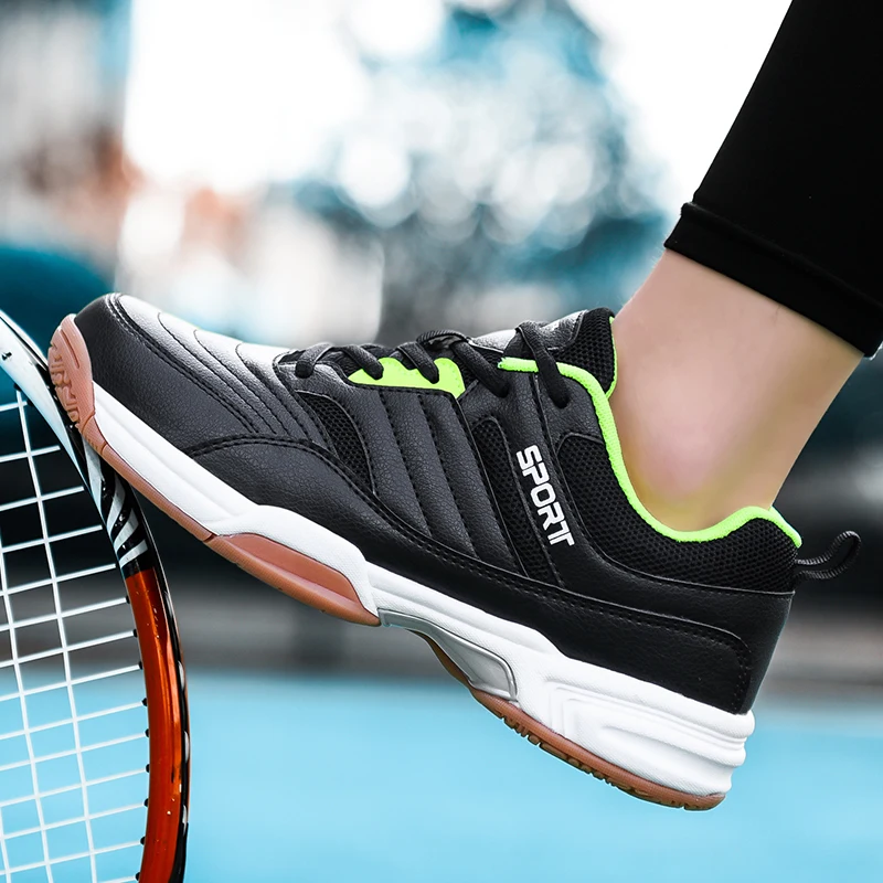 

Men Women Light Badminton Shoes Breathable Anti-Slippery Table Tennis Sneakers Sport Shoes Training Athletic Volleyball Shoes