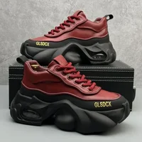 Men's Sneakers 2025 Spring Autumn Fashion Casual Shoes Comfort Platform Running Shoes Luxury Height Increased Vulcanize Footwear 1
