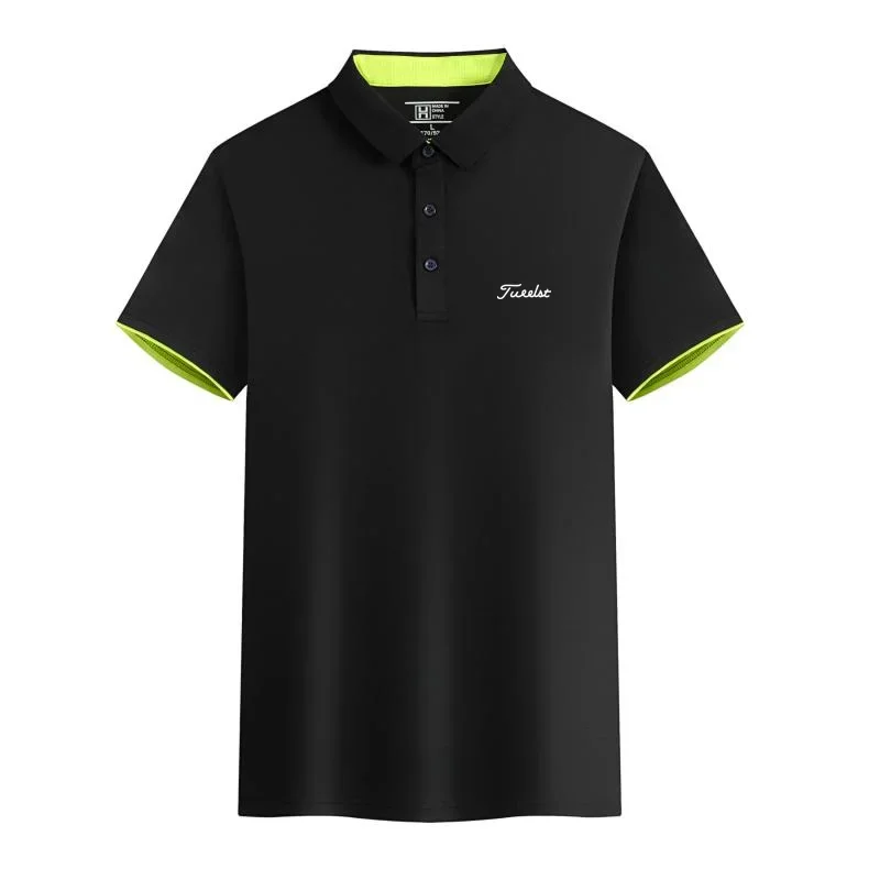 

Golf Suit Men's Tennis Casual T-shirt Korean Luxury Clothing Men's Golf Suit 2024 Summer New Golf Outdoor Sports Lapel Top
