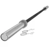 SPORTNOW 7ft 210cm 19kg Olympic Barbell Bar with Spring Clips for 5cm Weight Plates, Home Gym Weight Lifting Bar, Up to 200kg
