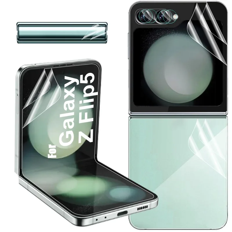 10 In1 Protezione Dell'Obiettivo Della Fotocamera Dello Schermo Esterno Pellicola Trasparente Per Samsung Galaxy Z Flid 5 5G Flid 5 Hd Pellicola Idrog