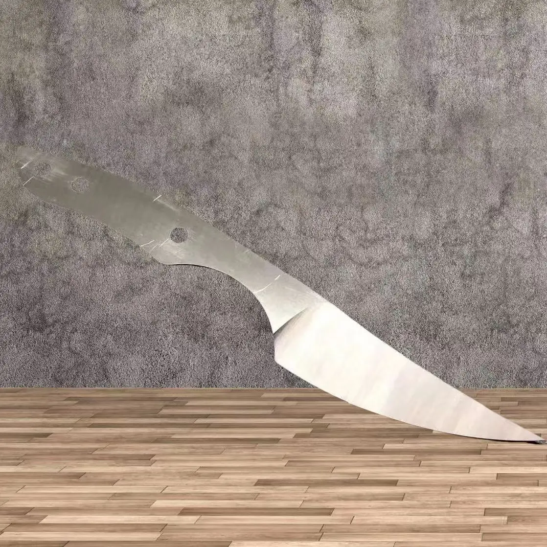 

Заготовка для ножа «сделай сам», новая эра, номер продукта M45, ЧПУ, плоский шлифовальный V-образный ручной нож для мяса, лезвие без рисунка