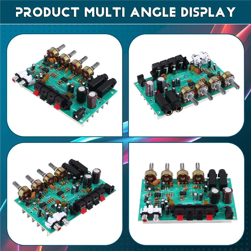 우수-40W + 40W TDA8944 스테레오 오디오 증폭기 보드 디지털 마이크 증폭기 자동차 앰프 톤 컨트롤 스피커 가라오케 증폭기