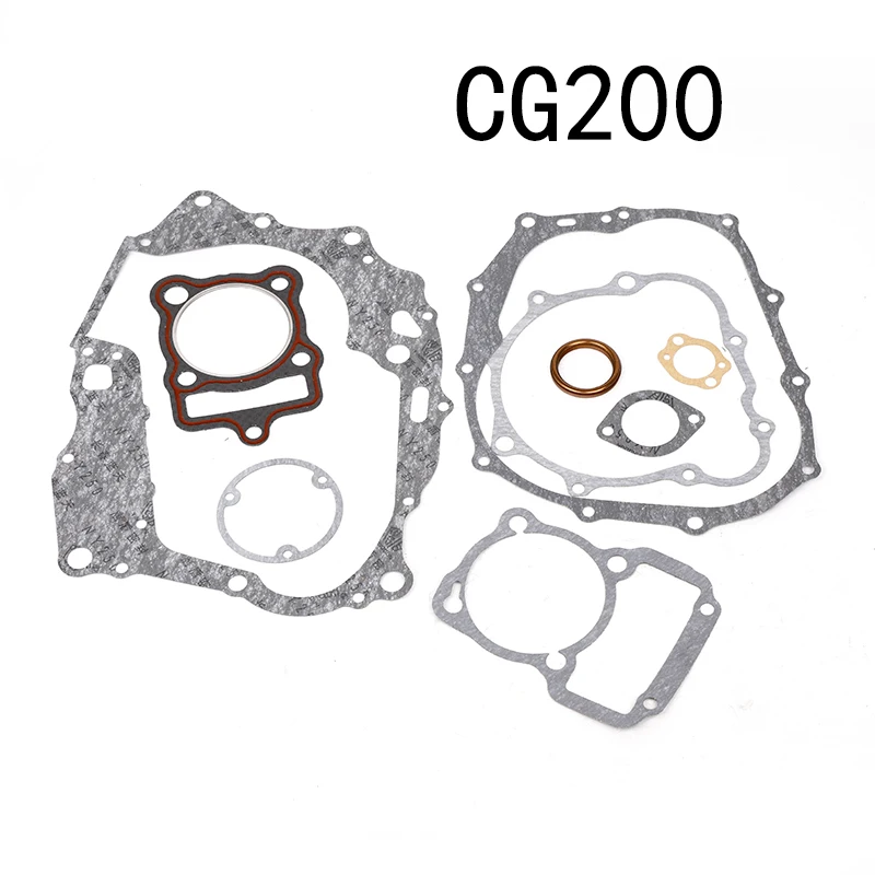 오토바이 실린더 헤드 개스킷 세트, 모페드 스쿠터 CG125 XR125L CG150 CG175 CG200 CG250 CG300 CG350 개스킷