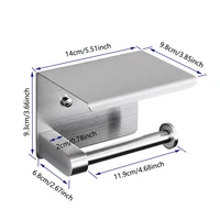 Toilet Paper Holder  Storage Rack Kitchen Towel Placement of seasoning bottles Bathroom Wall Roll of Paper Phone Storage 6