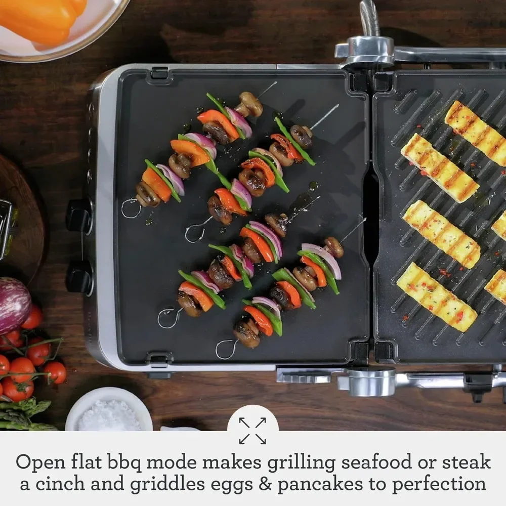 BGR700BSS the Sear and Press countertop electric grill, Medium, Brushed Stainless Steel 3