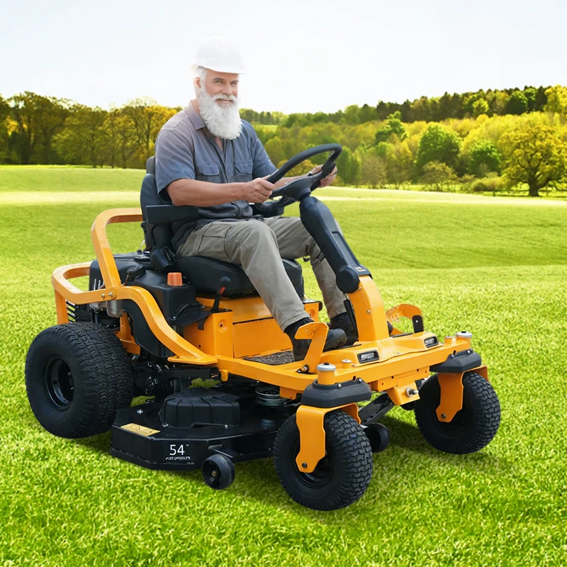 High-efficiency riding mower lawn tractor 30 inch riding lawn mower enclosed riding lawn mower