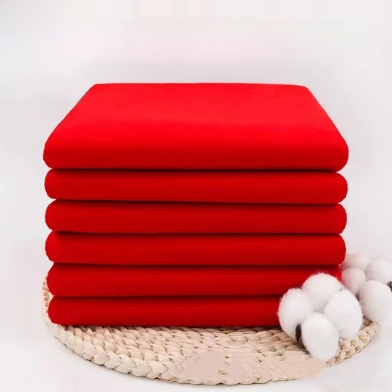 Premium Large Red Ethnic Style Pure Cotton Fabric
