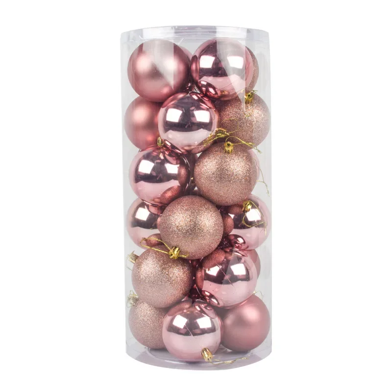 thumbnail image 1 of 24 bolas de Navidad de 3/6 cm para árbol de Navidad, adornos para árbol de Navidad, colgantes para árbol de Navidad, decoración para fiesta en el hogar, regalo de Año Nuevo, 1 of 5