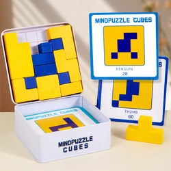 Educational Wooden Puzzle Blocks for Shape - Based Learning and Mind Stimulation in Preschoolers (NB200C1)