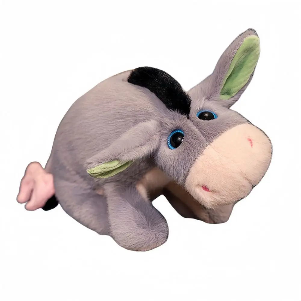 High Quality Realistic Cartoon Donkey Soft Handmade Simulation Stuffed Animal Skin-friendly Comfortable Cute Mule Holiday