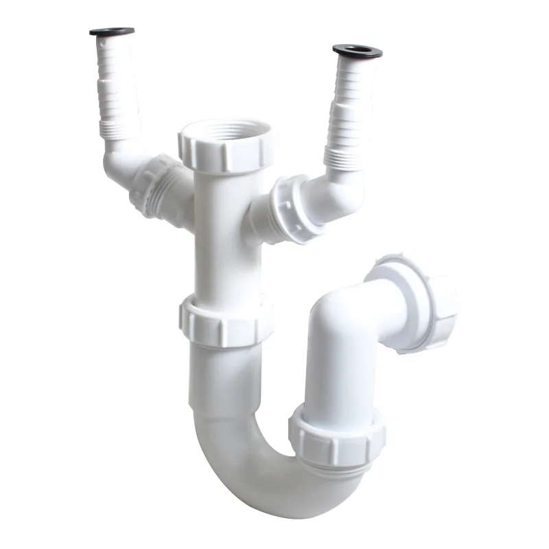 Talea Cozinha Único Pia Downpipe Lavatório Branco Drainpipe Downpipe da Parede Gn002c010