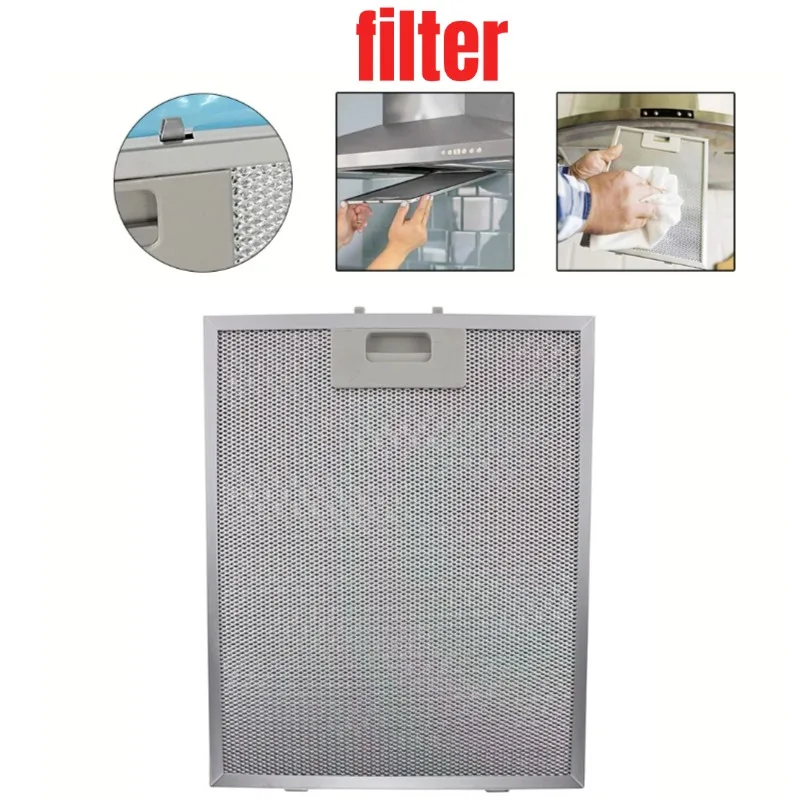 6 Filtros De Campana Extractora, Malla Metálica, Extractor D
