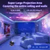 13-in-1 Galaxy Projector Dimmable RGB LED Lights Chrismas Spotlight Projectiion Fairy Lamp for Bedroom Gaming Room Party Decor 5