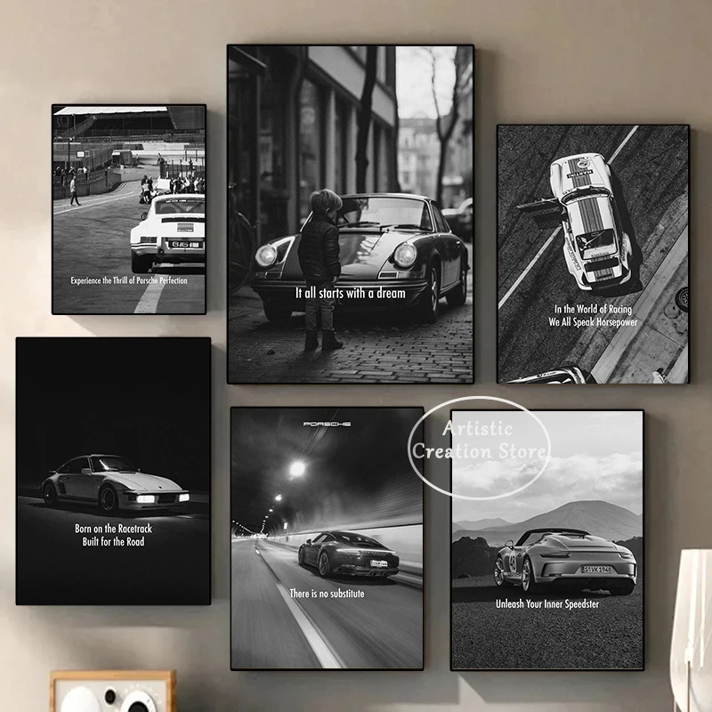 Poster Di Motivazione Da Corsa Tutto Inizia Con Un Sogno Immagine Ispiratrice Offerta Stampe Su Tela Pittura Ufficio Soggiorno Decor