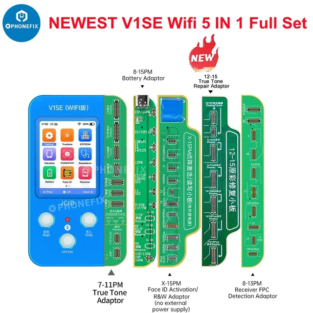 JCID V1SE Programmer WIFI Version 5 in 1 Set JC Screen True Tone 