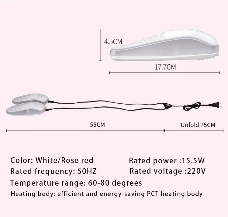 Electric Shoe Dryer 788 With Timer Boot Warmer Shoe Deodorizer for Boots Sanitizing and Deodorizing Portable Dryer Machine 15.5W 5