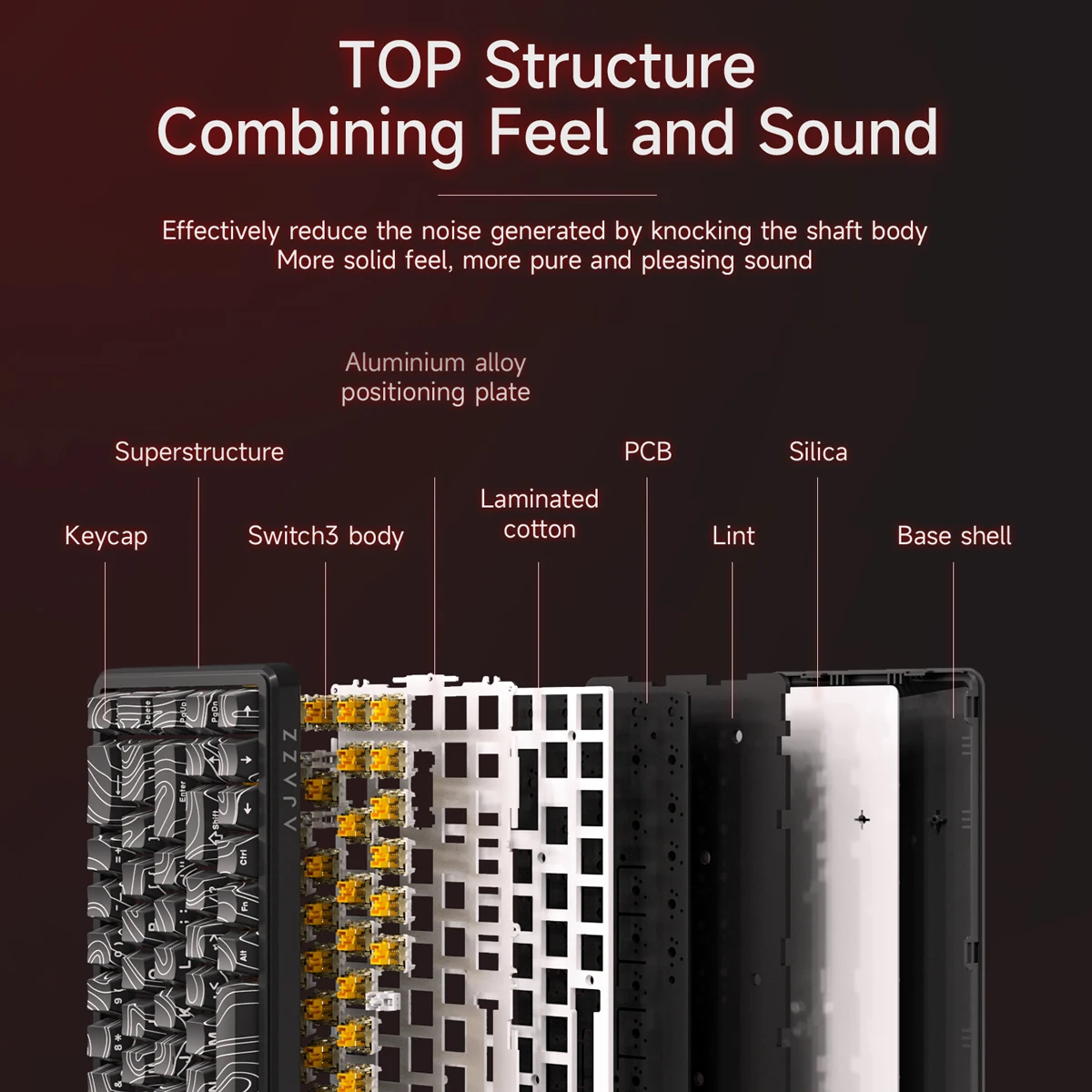 AJAZZ AK680 Max Magnetic Axis Keyboard RGB Wired Mechanical