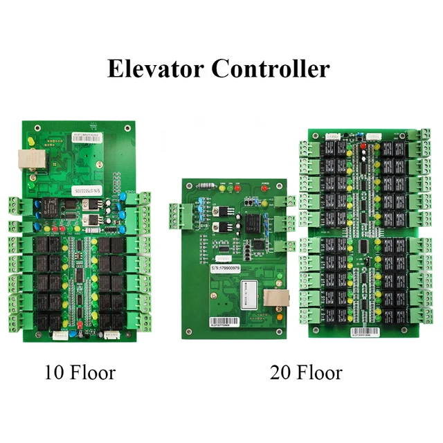 TCP/IP 10/20 Floors Biometric Fingerprint And RFID Card Reader Elevator Access Control Board Door Access control Panal System 2