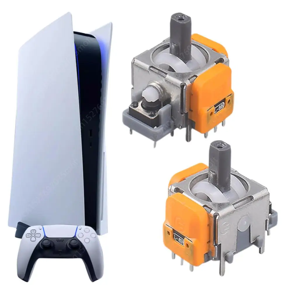 Joystick Replacement Joystick Module Game Joystick Arcade Joystick 2pcs Hall Effect Joystick Module for PS4/PS5 Replacement 3D Analog Stick Joystick Game Controller Sensor Module