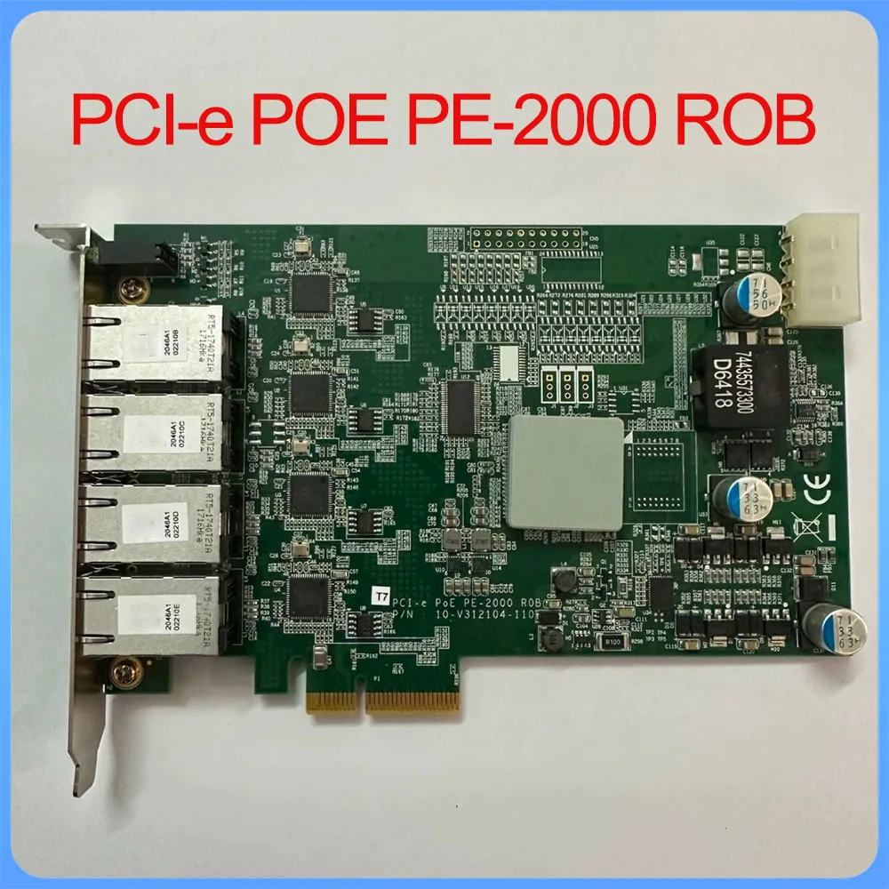 Industrial image acquisition card P N 10 V312104 110 PCI e POE PE 2000 ROB