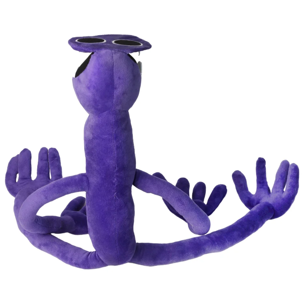 Rainbow Friends Plush Toys,31Big Eyes Purple Monster deformable