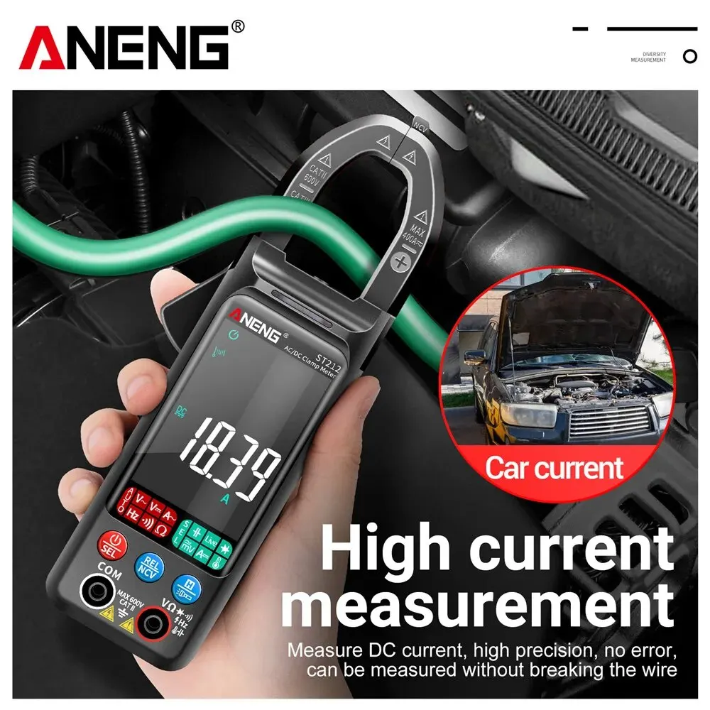 Digital Multimeter ANENG ST212 6000 Counts DC/AC Current 400A Amp Large Color Screen Voltage Tester