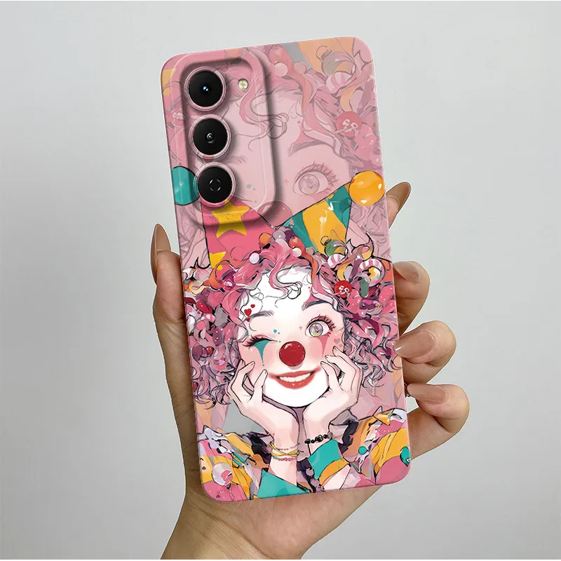 Aesthetic Flowers Slim Liquid Silicone Phone Case - Anti-Drop Protective Soft Cover