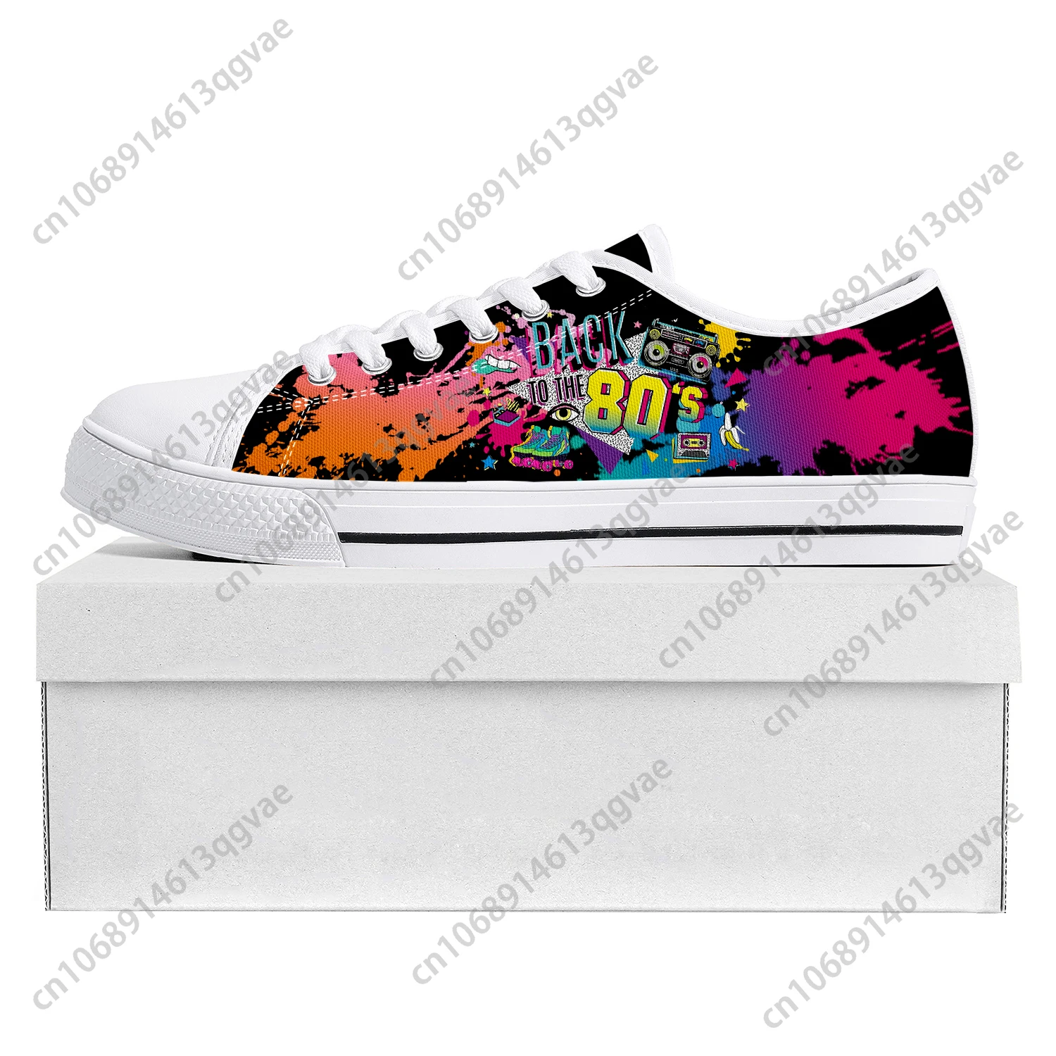 Funny Retro 80s 90s Icons Low Top High Quality Sneakers Mens Womens Teenager Tailor-made Shoe Canvas Sneaker Casual Couple Shoes