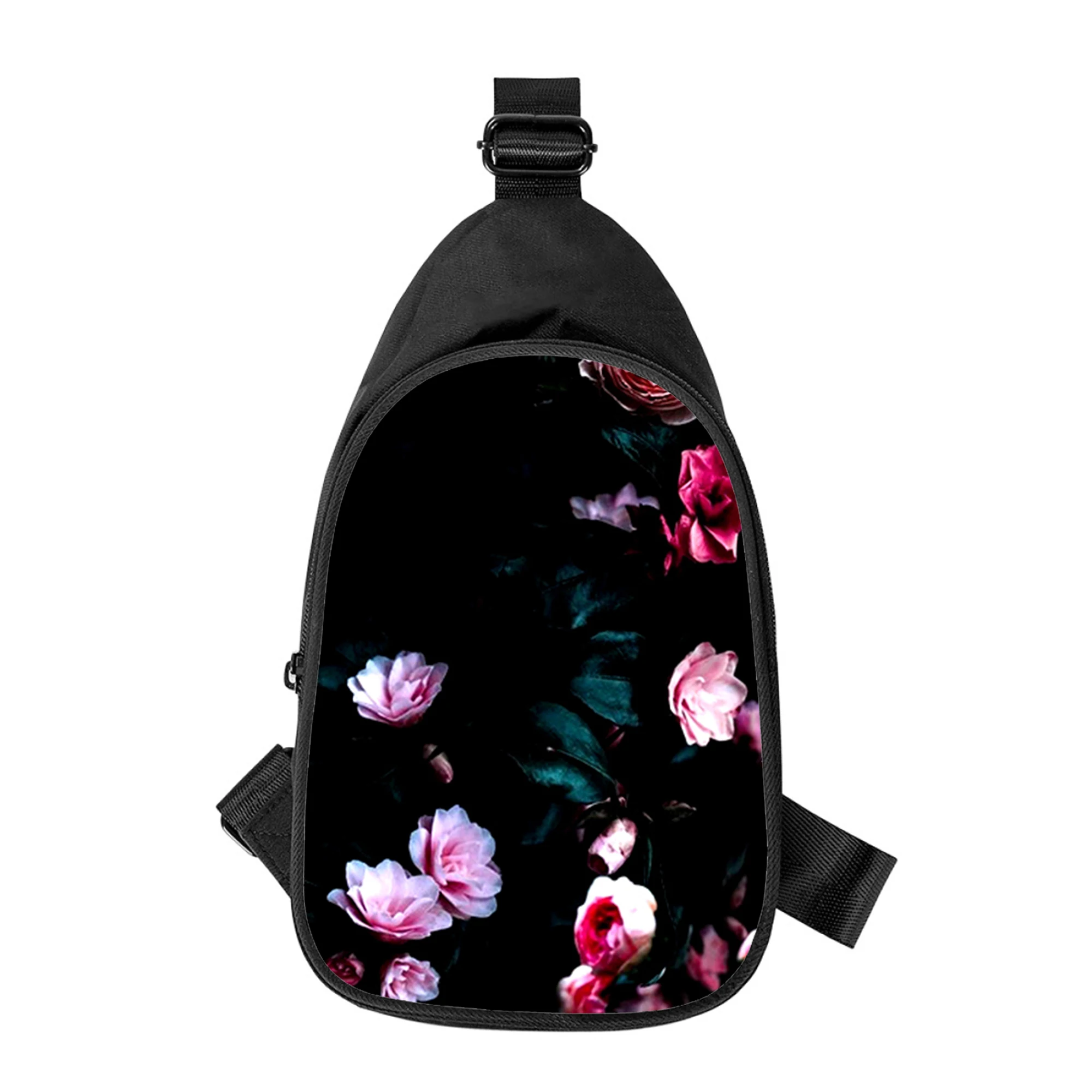 Рисунок 6 - Новинка, Мужская нагрудная сумка через плечо с цветами