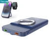 3 In 1 For Magsafe Wireless Power Bank PD 20W Fast Charger For iphone 16 Pro Max Airpods Pro Magnetic Charging For Apple Watch 3