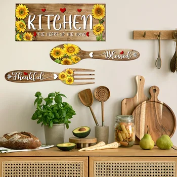 Restaurant Kitchen Wall Stickers Room Wall Decoration Stickers For Bedroom Study Entrance Hallway 4