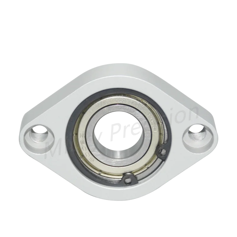 Rhombus Bearings with Housings Economy Model Cast Space Saving Single Bearings Optical Axis Fixed Support Diameter 6-30mm vertical bearing parts,shaft supports