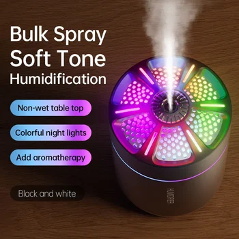 180ML Mini Air Humidifier USB Electric Aroma Diffuser Essential Oil Purifier Aromatherapy Mist Maker Lights for Car Home Bedroom 1