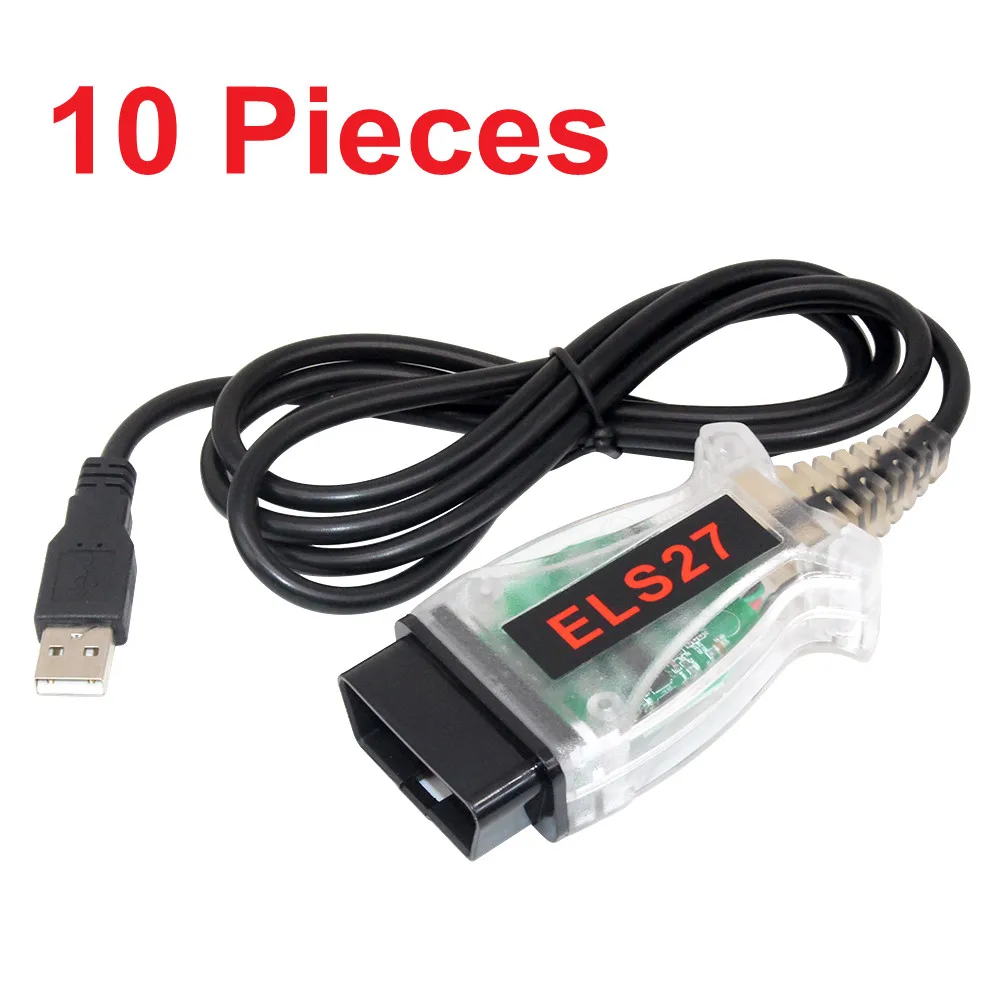 10PCS ELS27 Forscan OBD2 Scanner ELS 27 For Scan USB Diagnostic Cable ...