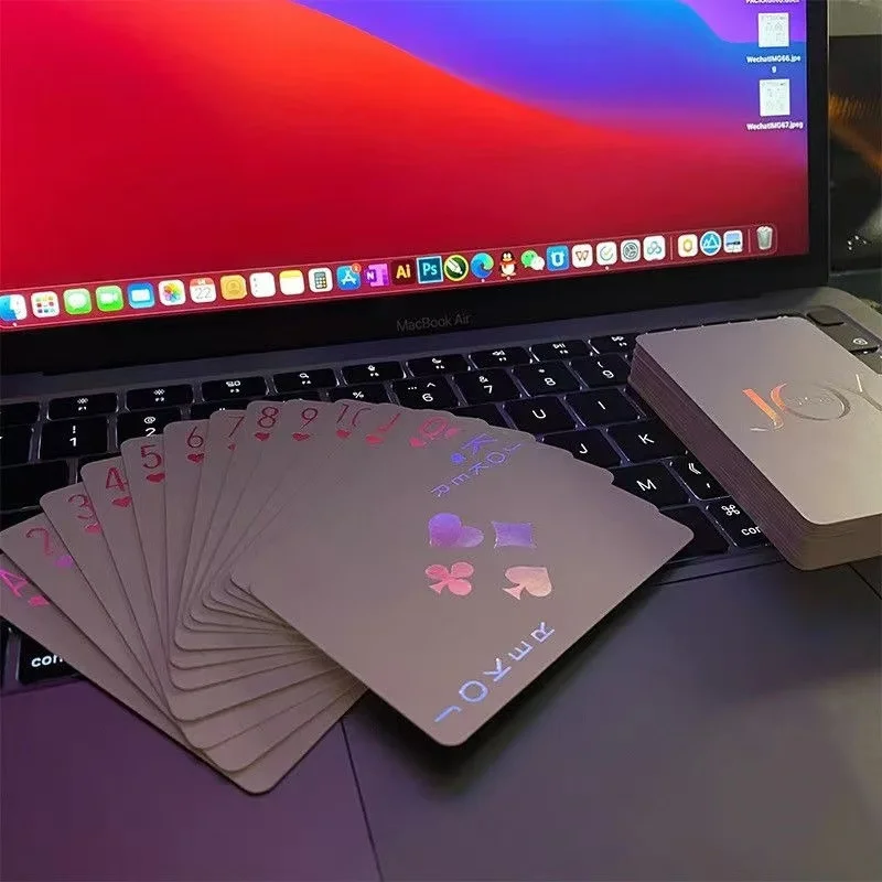Playing Cards Travel Card Games Glowing Decks of Cards Poker Deck Playing Interactive Poker Cards For Kids & Adults playing cards,plastic playing cards