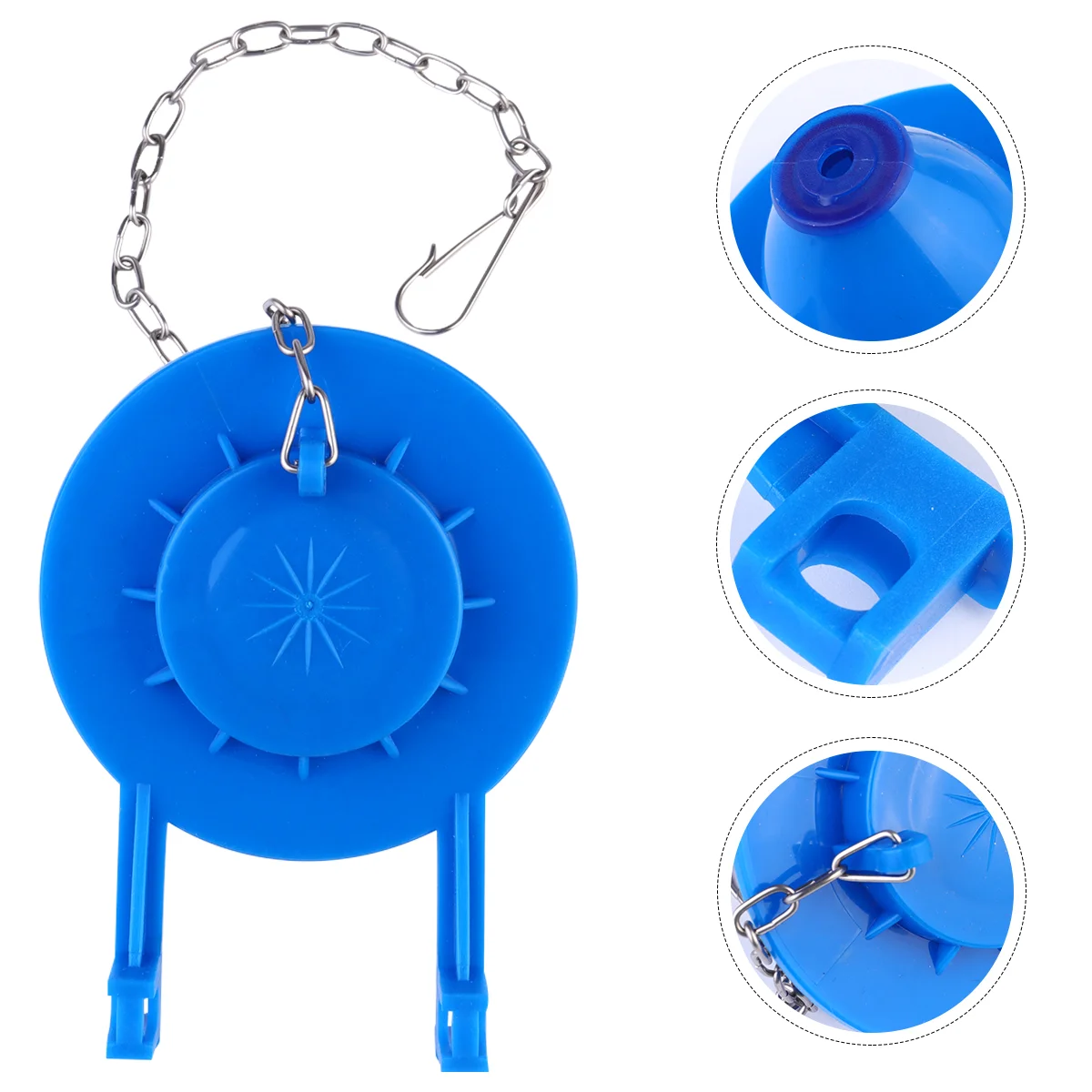 

Practical Toilet Flapper Durable Toilet Drain Toilet Tank Accessory for Home Indoor Bathroom