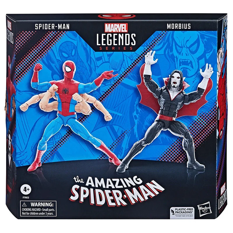 

Marvel Legends The Amazing Spider-Man Spider-Man and Morbius 2-Pack Action Figures Collection Model Toy 6 Inch