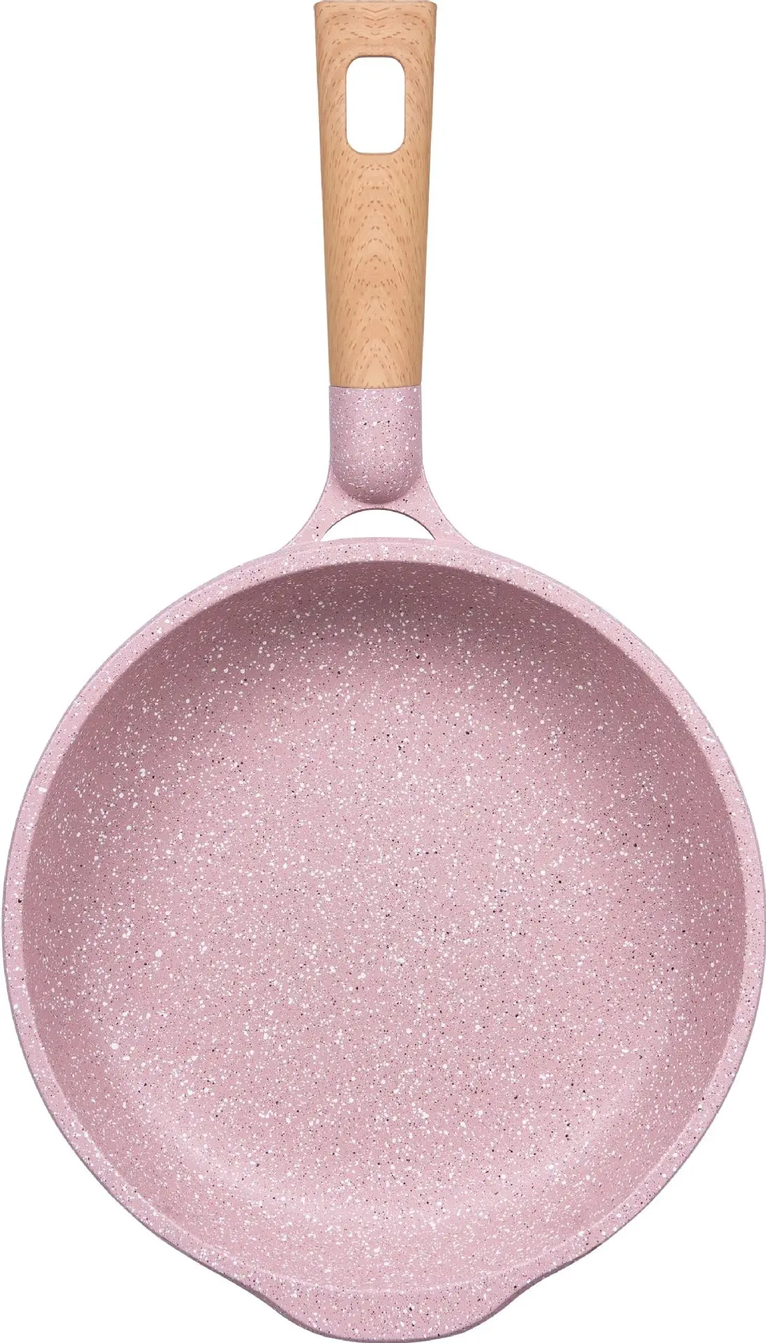 Medical Stone Non-stick Cooking Pot Household Pink Kitchen Pan