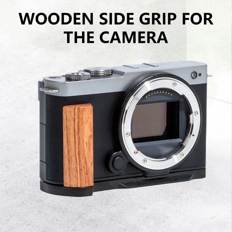 Half Cage Handgrip L Bracket for Arca Tripods Quick Release Plate Mount for DSLR Camera