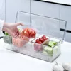 New 5 Compartments Ice Party Platter Large Capacity Transparent Ice Serving Tray Convenient Durable Bar Seasoning Box 4