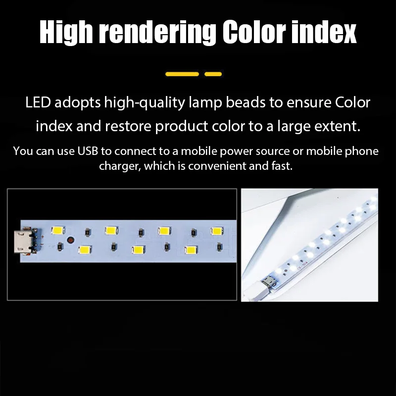 Portable Folding Photobox Photography LED Light Room Tent Backdrops For DSLR Camera
