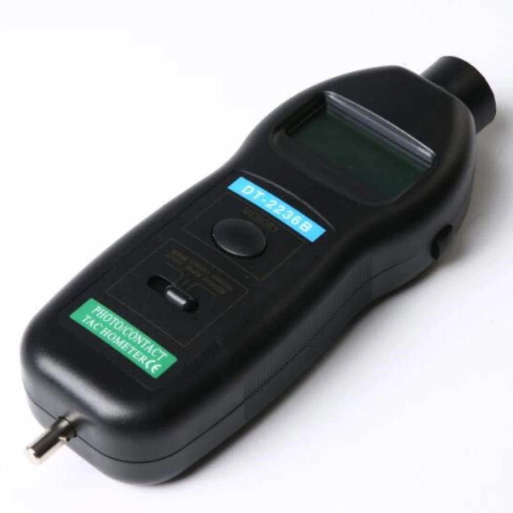 Tachometer Photoelectric And Contact Two Function RPM Meter Speed Tester Laser Digital Indicator DT-2236B tachometer gauge,engine tachometer,tachometer meter