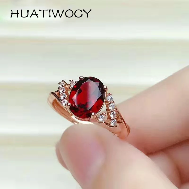 

Vintage Women Ring Jewelry 925 Silver Accessories with Zircon Gemstone Finger Rings for Female Wedding Engagement Party Gifts