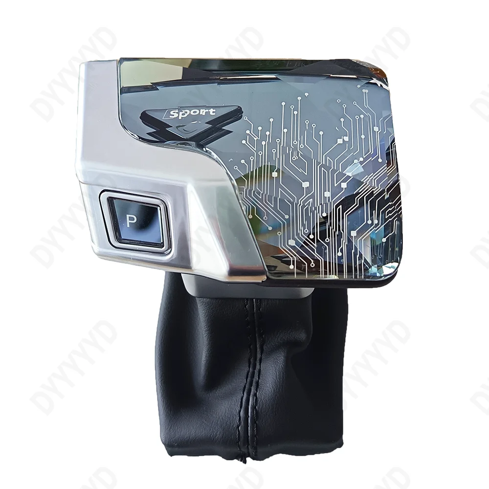 Yacht-Style Automatic LED Crystal Gear Knob Shift Lever  A4 B9 A5 8W6 A6 C8 A7 4