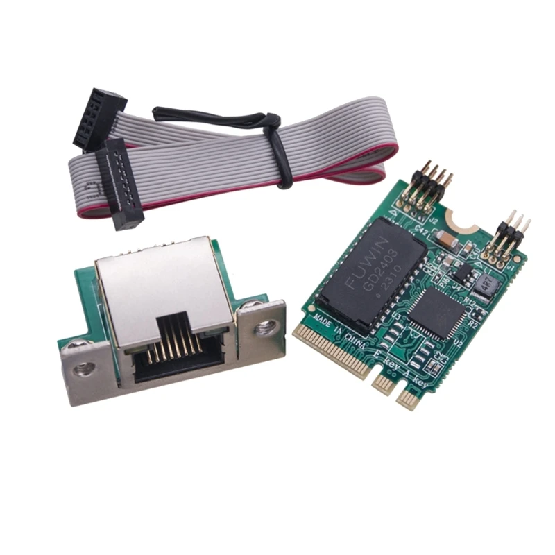

Модернизированная компьютерная сетевая карта 2 M.2 A+E Key Gigabit Ethernet RTL8125B